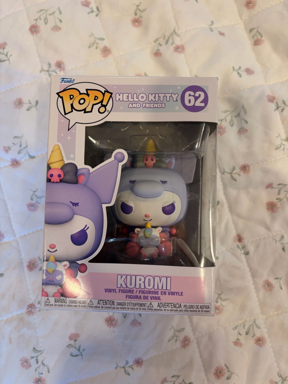 Funko Hello Kitty and Friends Kuromi #62 - Purple Vinyl Figuee